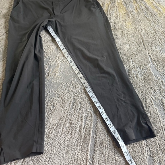 Athleta Brooklyn Mid Rise Ankle Pants gray slim leg taper athletic 12 - Picture 5 of 10